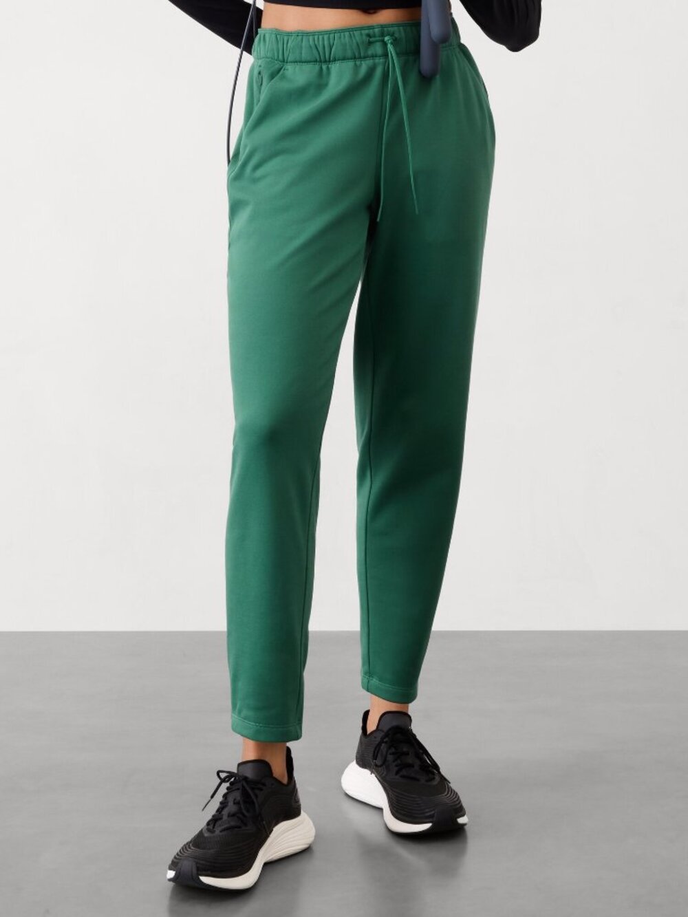 Athleta NWT Women's Unstoppable Mid Rise Pant Size L Green